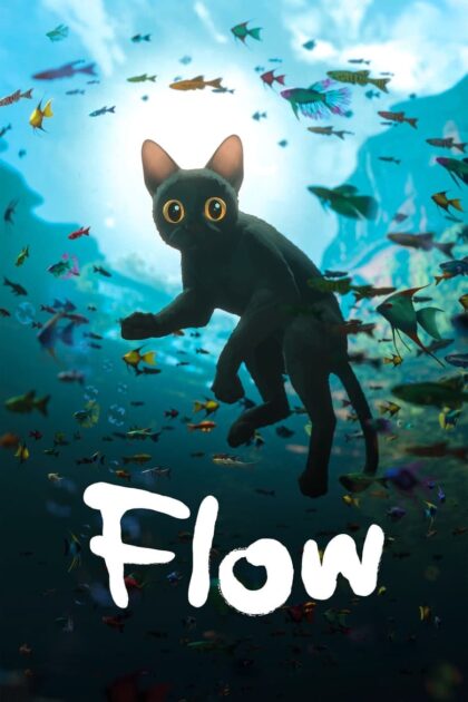 Flow (2024) มีเหมียว มีกัน วันน้ำท่วมโลก